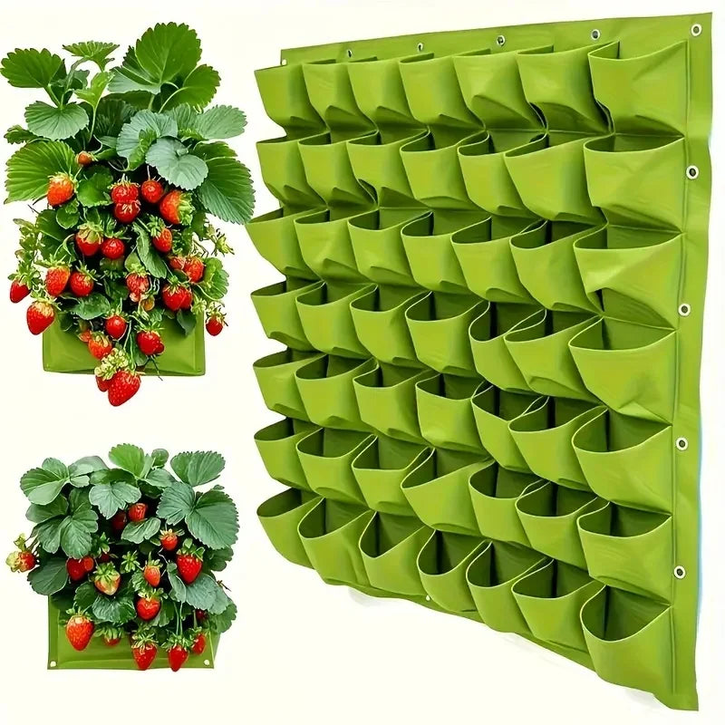 18-Pocket Vertical Garden Planter – Wall-Mounted Bag