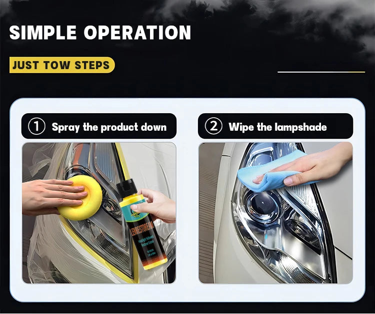 Headlight Restoration Polish for Yellowed Headlights