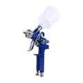 Air spray gun Blue Gravity Feed HVLP Mini Air Paint Spray Gun Low Pressure 0.8mm Nozzle 100ml Airbrush Pneumatic Paint Spray Gun