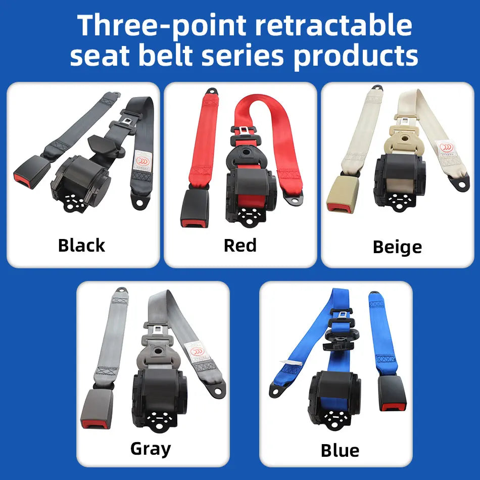 Afarnova Retractable 3-Point Lap Seat Belt for Cars & Buses - image 7