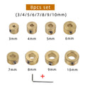 Brass Drill Depth Stop Collars 3-12mm with Hex Wrench for Woodworking - image 22