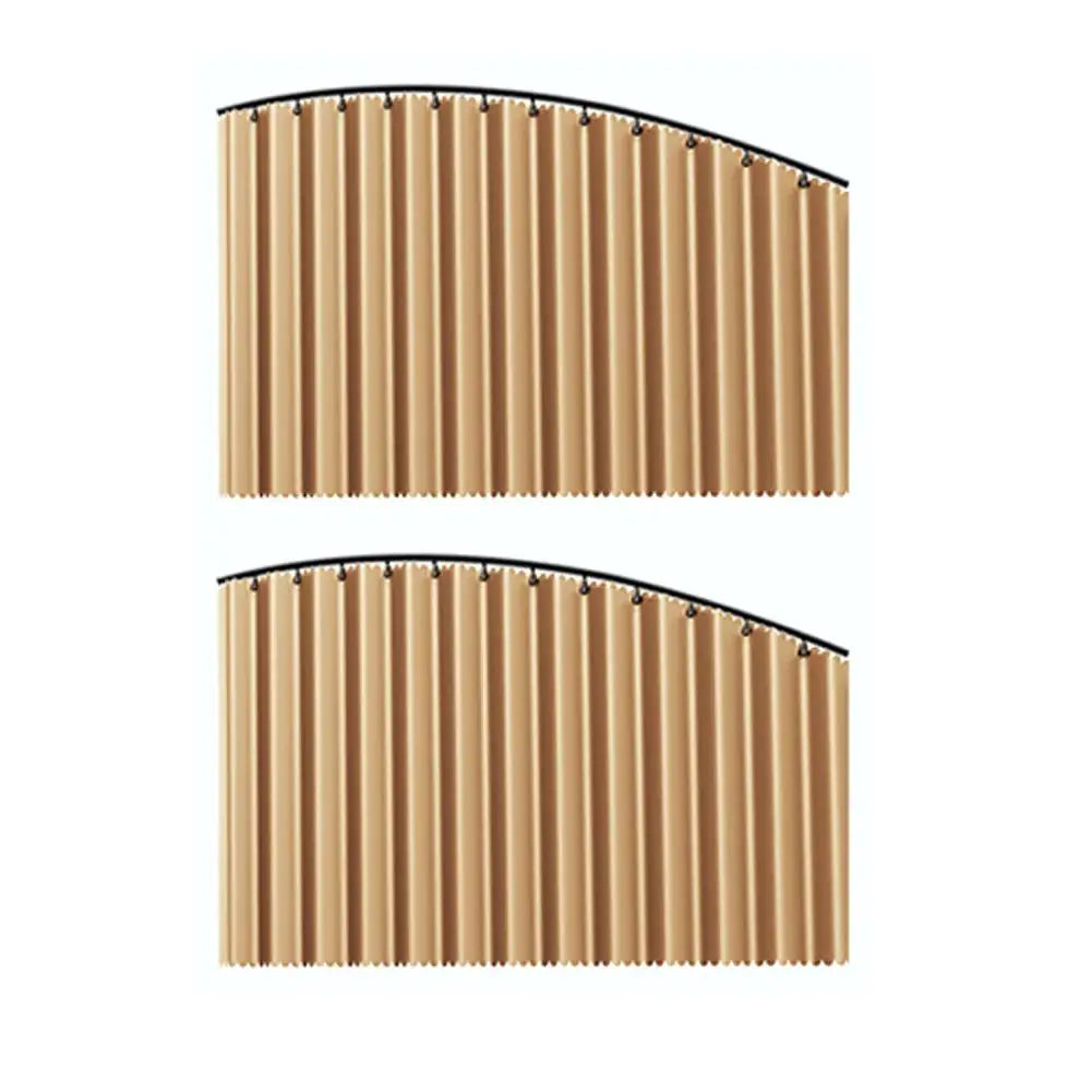Car Side Window Pleated Sun Shades with Slide Track