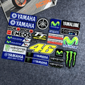 Reflective Racing-Style Motorcycle Sticker for Fuel Tank and Helmet