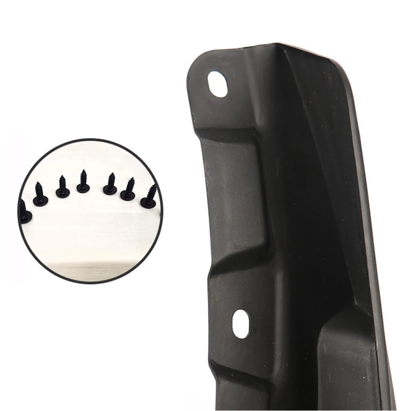 4pcs Set Car Tire Fender Universal Front Rear Wheel Mud Flaps Splash Guards MudFlaps with Screw Automobile Protector Accessories
