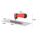 1pcs Tile Tools Stainless Steel Square Notched Trowel Masonry Hand Kit for Wall Floor Tiling Installation