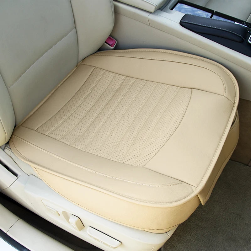 PU Leather Front Seat Cover with Anti-Slip Backing