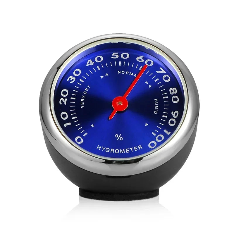 Mini Car Clock with Thermometer & Hygrometer – Dashboard Accessory - image 7