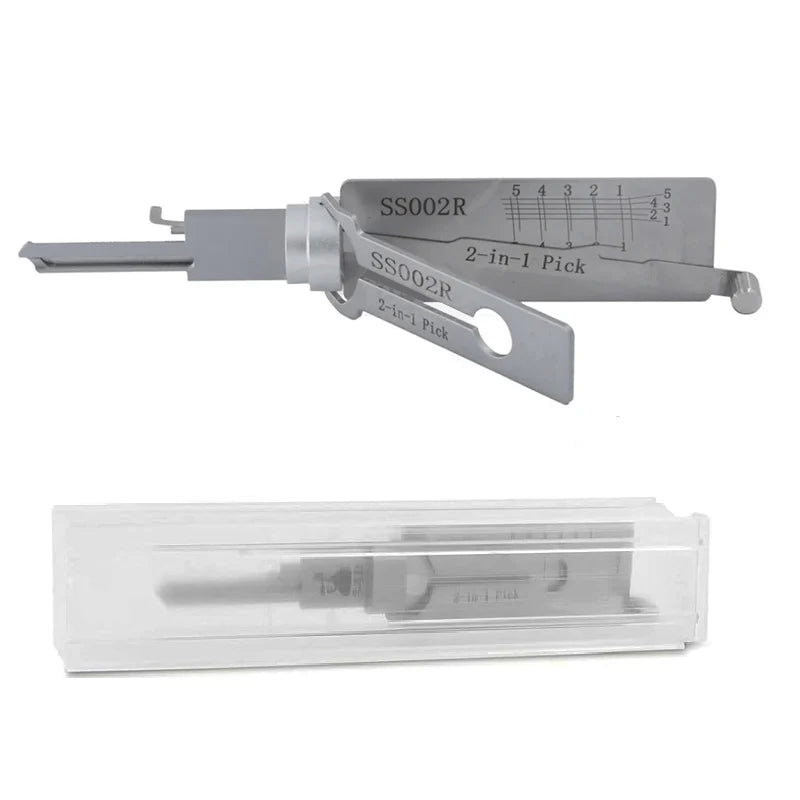 Lishi 2-in-1 Locksmith Tool for Home Door Locks (R52/KW1/SC1) - image 2