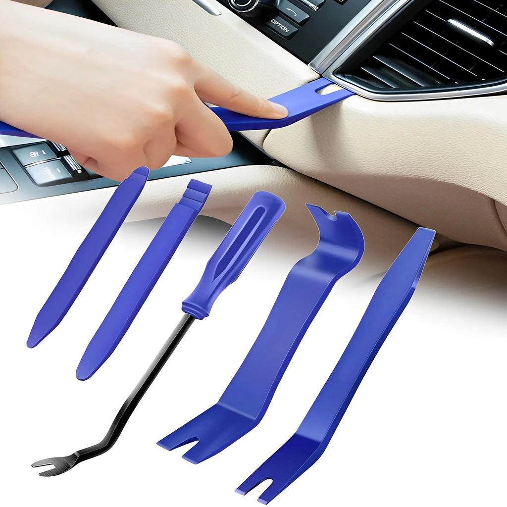 Universal Car Trim Removal Tool Kit – Non-Scratch Pry Bar Set