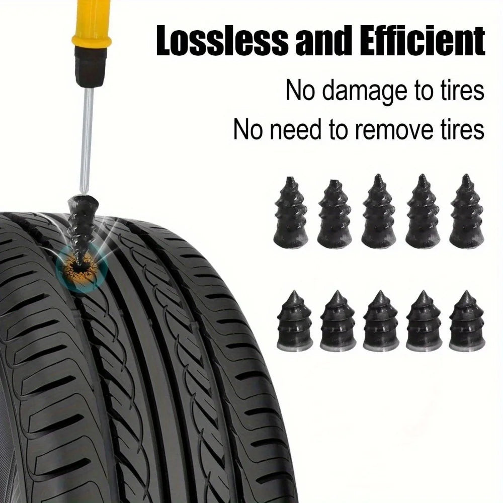 Heavy-Duty Emergency Tire Repair Kit for Cars, Trucks & SUVs - image 3