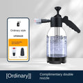 2L Hand Pneumatic Snow Foam Cannon Hand-Pump Foam Sprayer With 3 Nozzles Spray Bottle For Car Washing Window Surface Cleaning