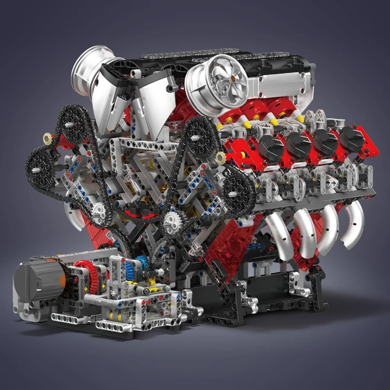 Mould King F488 Supercar Building Blocks Set (2718 PCS, V8 Engine) - image 5