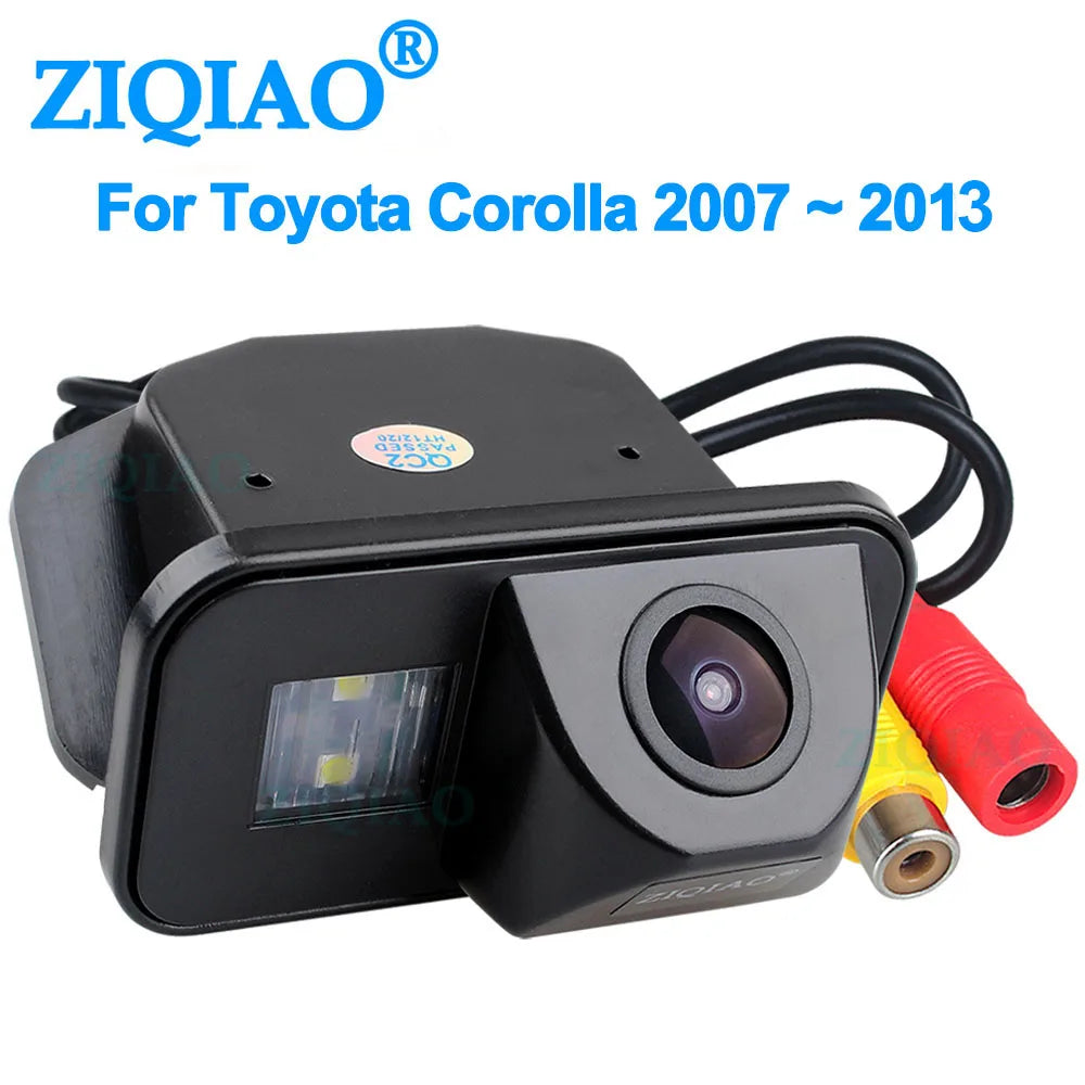 ZIQIAO HD Rear View Camera for Toyota Corolla 2007-2013