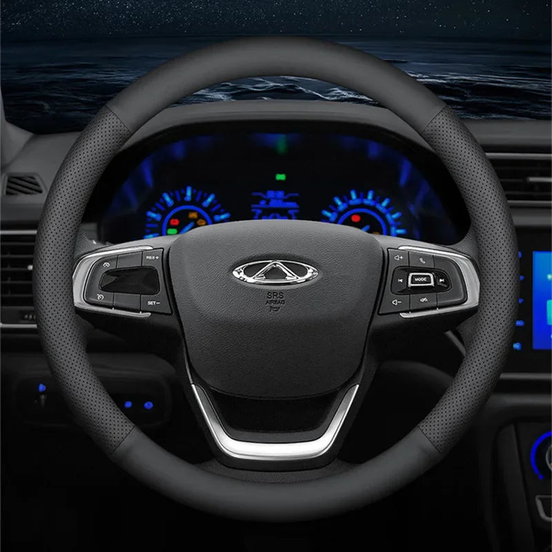 Ultra-Thin Universal Car Steering Wheel Cover, 37-38cm - view 2