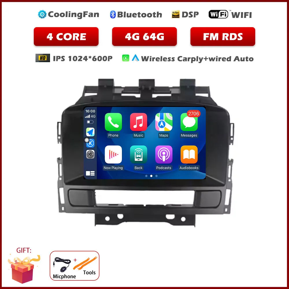 Opel Astra J 2011-2014 Carplay Android Auto GPS Multimedia Player - image 13