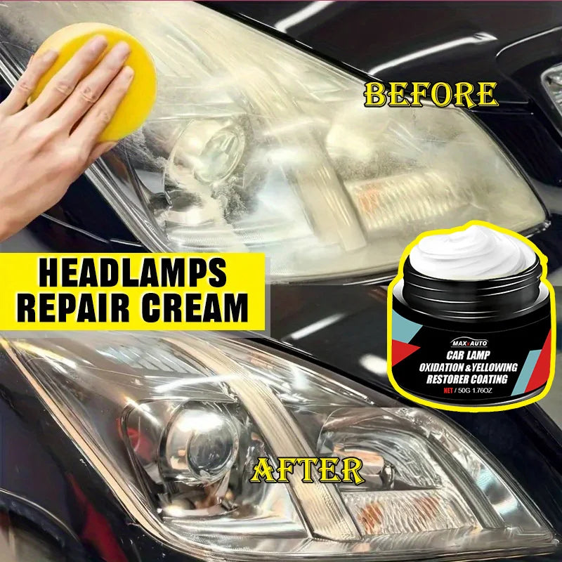 Headlight Restoration Polishing Paste