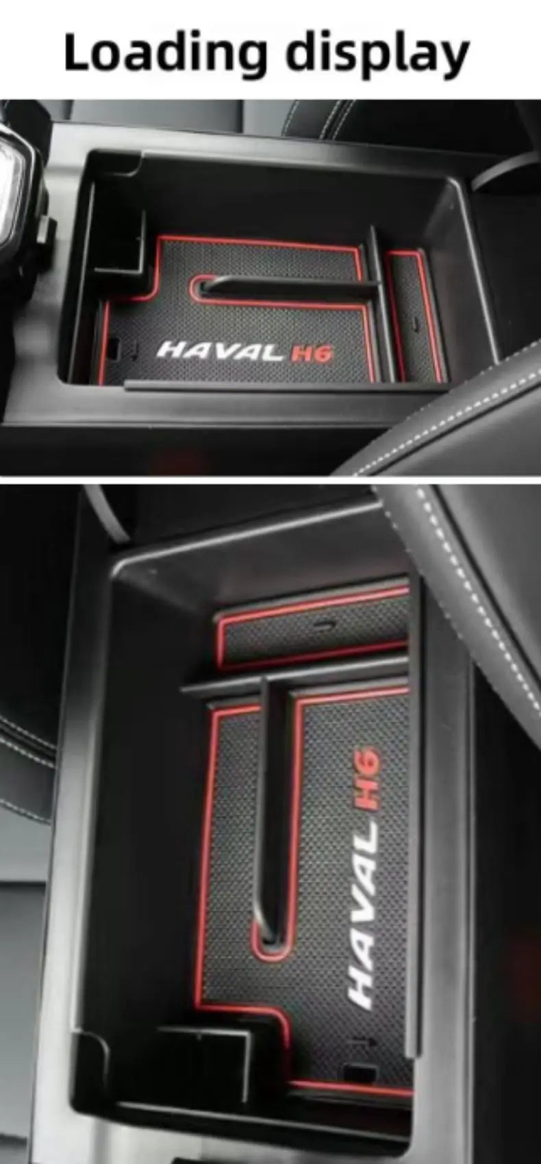Center Console Armrest Hidden Storage Box for Haval H6 3rd Gen (2021-2025)