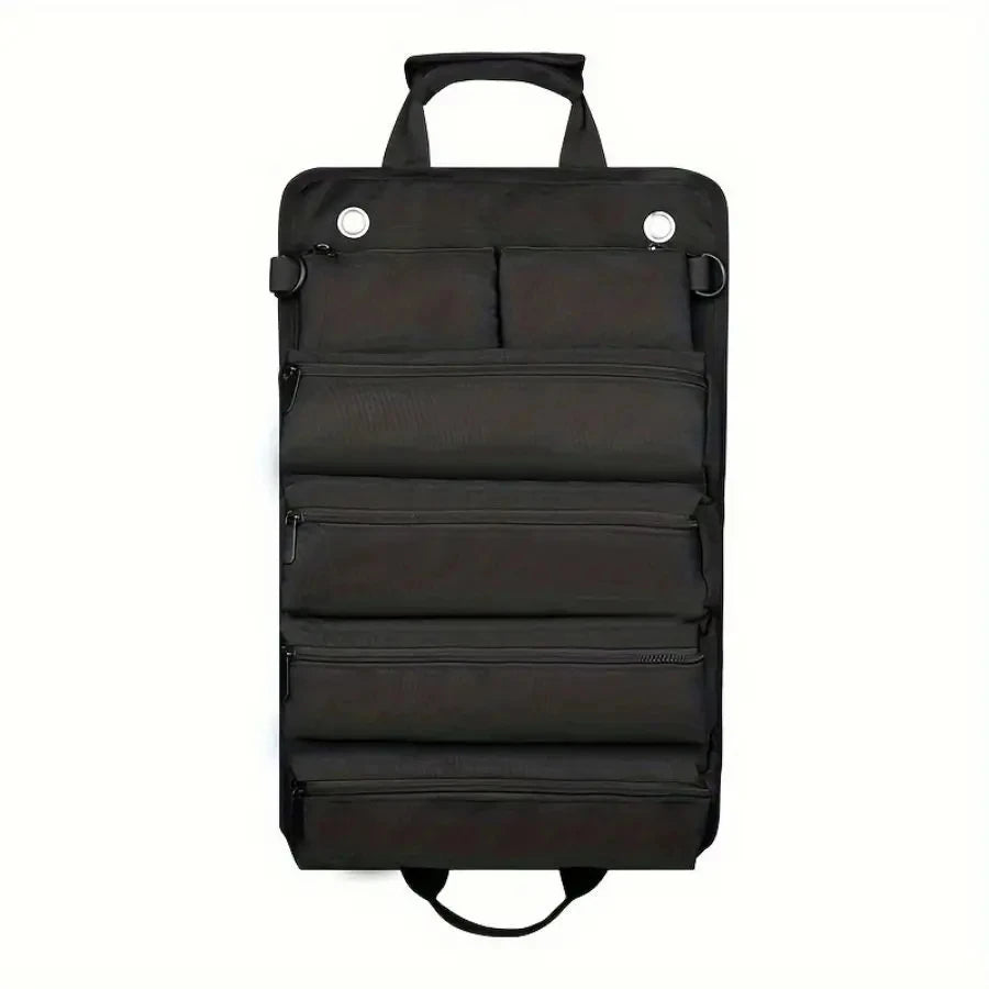 Tool Bag Organizer - Small Tool Bag With Detachable Pouches, Heavy Duty Roll Up Tool Bag Organizer With 6 Tool Pouches