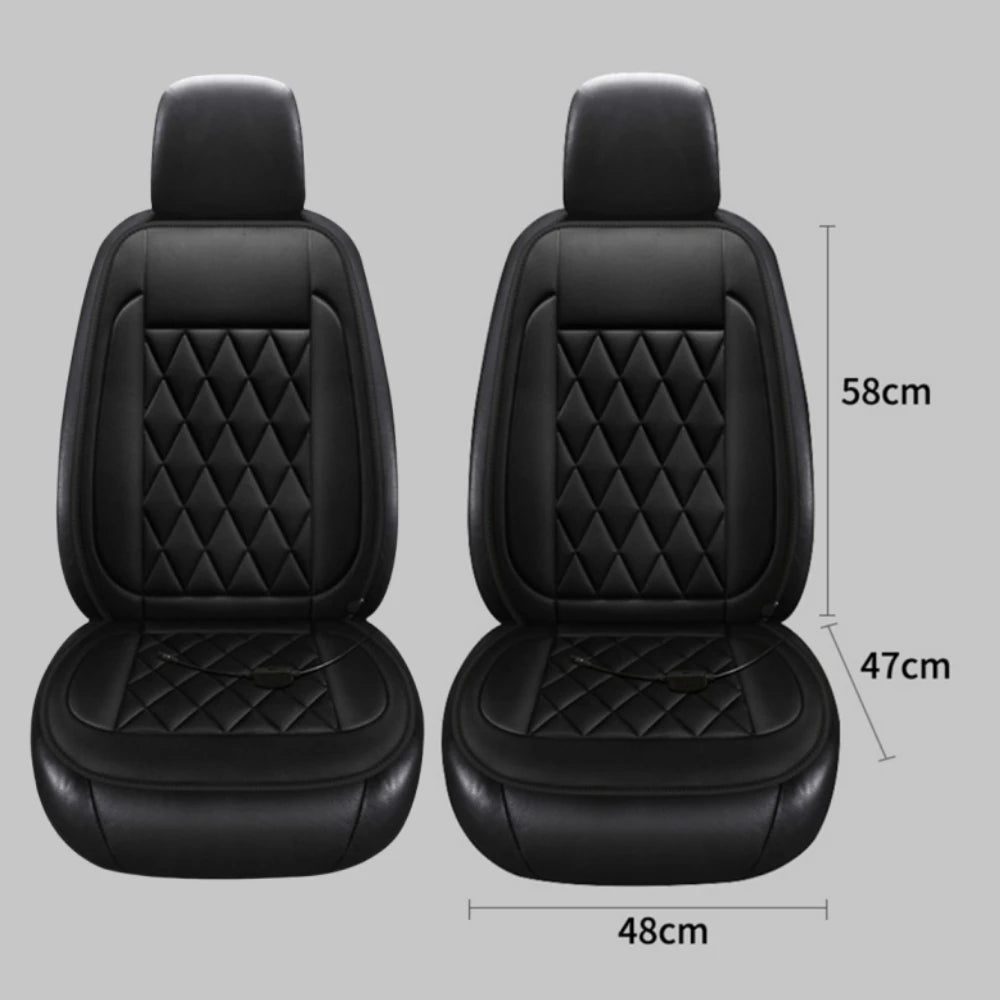 12V Heated Car Seat Cushion with High and Low Settings
