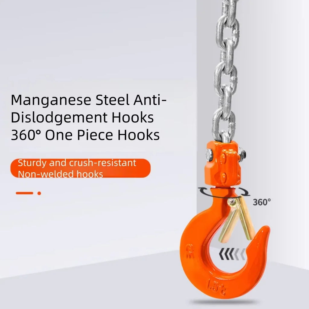 0.75 Ton/1.5 Ton/2 Ton Manual Ratchet Lever Hoist Hand Chain Coist Pulley Block Wire Rope Tensioner Lifting Fastening Tool