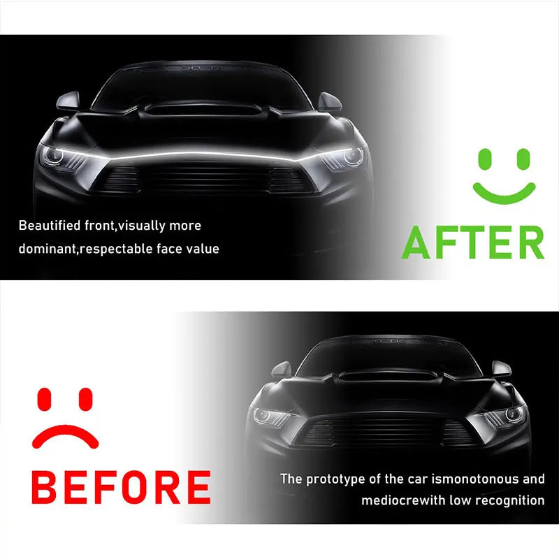 Flexible LED Daytime Running Lights for Toyota iQ (12V) - image 2