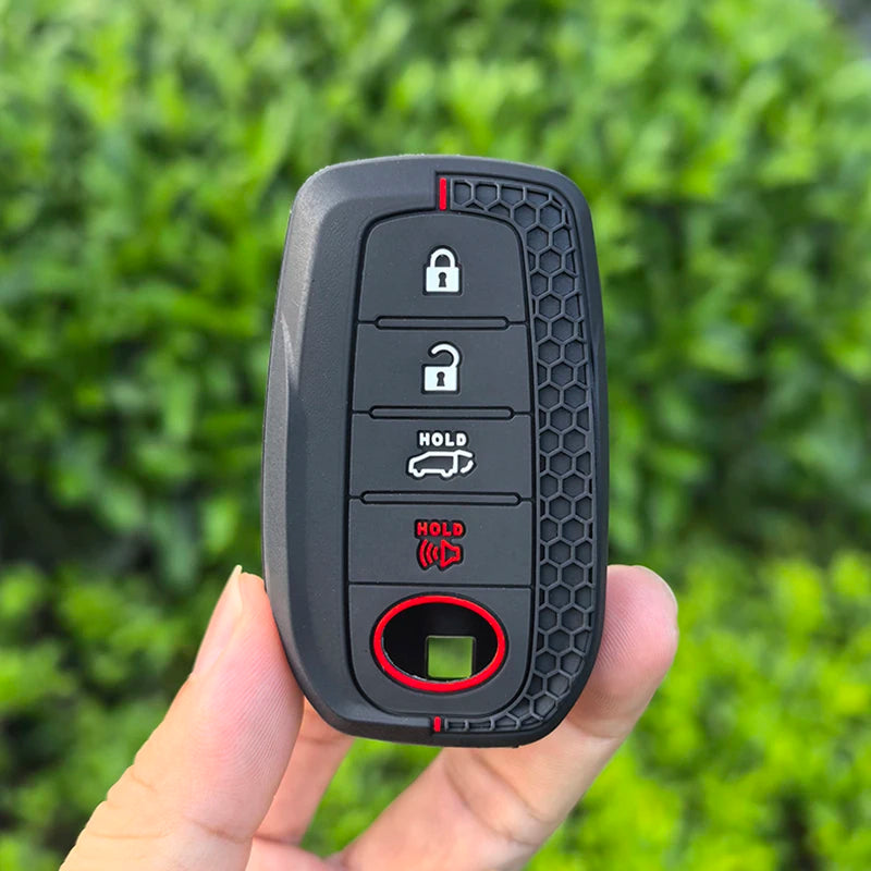Silicone Key Fob Cover for Toyota - Durable Protective Case - image 3