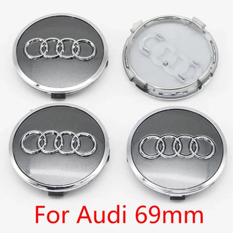 Wheel Center Caps for Audi A3-Q8 & R8, 60-77mm 4-Pack - image 16