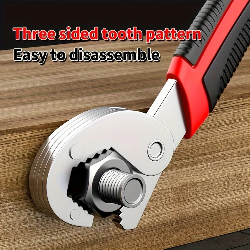 Universal Adjustable Wrench Tool: Multifunctional Double-Ended Pipe Wrench & Adjustable Pliers for All Your DIY Needs!
