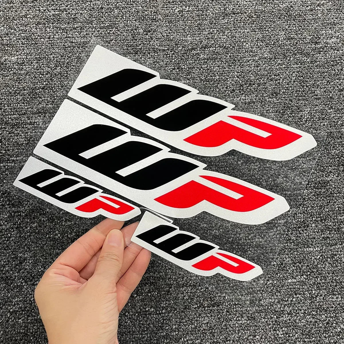 Reflective Motorcycle Fork and Windshield Sticker Set for Dirt Bikes