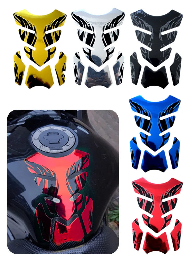 Fishbone 3D Tank Pad Reflective Protector Sticker for Motorcycles - view 10