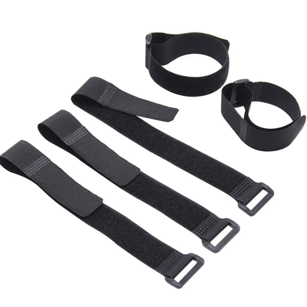10-100pcs Reusable Hook and Loop Tie-downs Adjustable Nylon Cable Ties Nylon Fasteners Cord Straps Organizer for Securing Wires