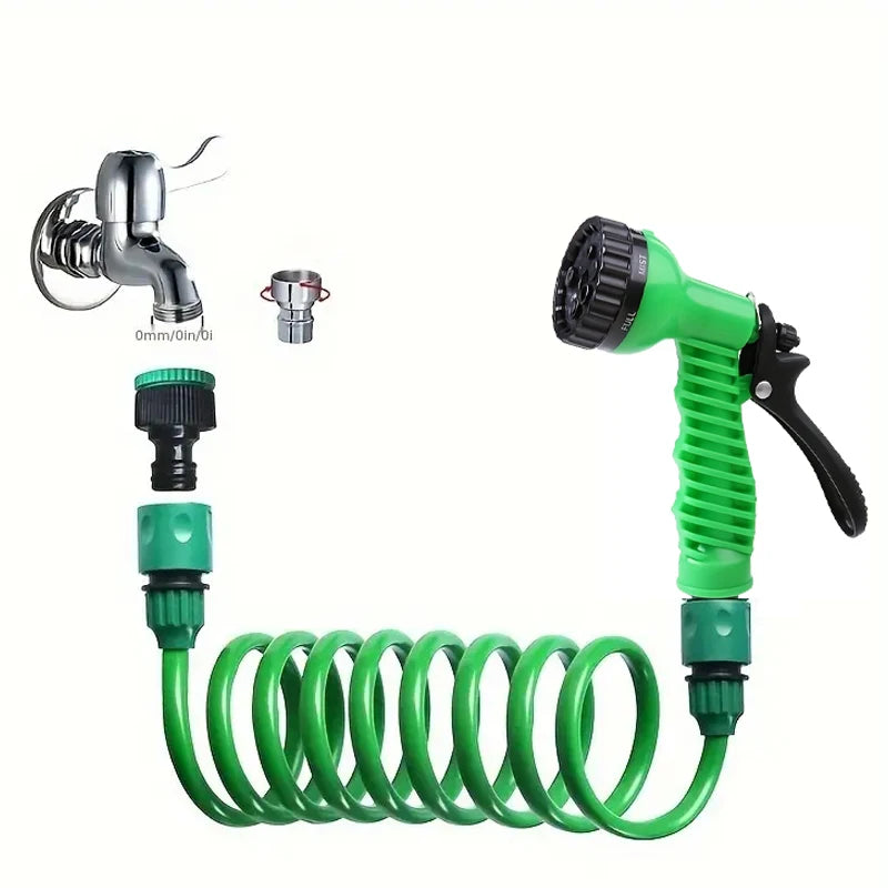 7-Function Garden Hose Nozzle – Watering & Car Cleaning
