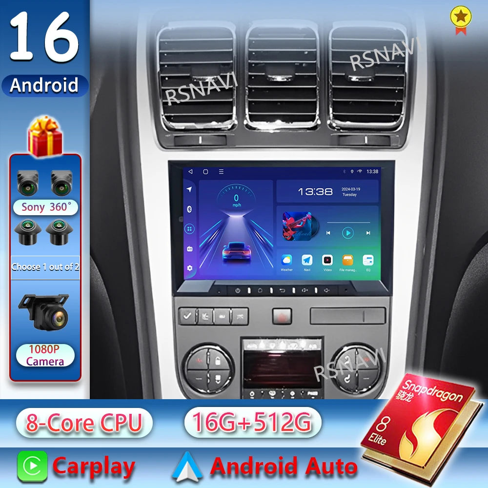 9-inch Android Car Radio with GPS, Apple CarPlay & Android Auto