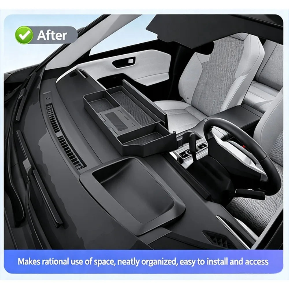 Behind-Screen Storage Organizer for Toyota RAV4 2026-2028