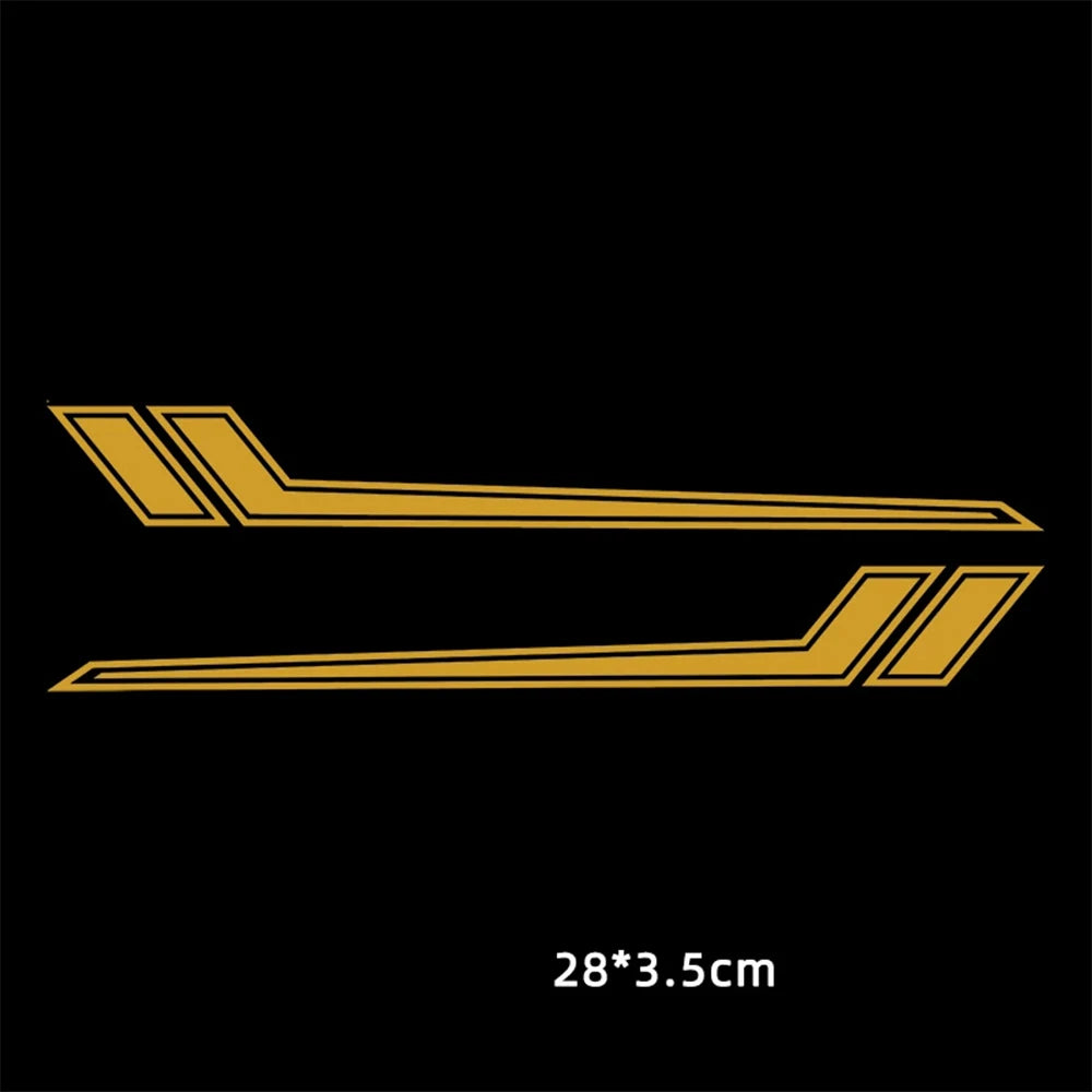 Universal Reflective Motorcycle Front Fender Decal, Waterproof - view 18
