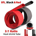 8ft/ 2.4m Length Heat Shrink Tubing Kit, 3:1 Heat Shrink, Large Marine Dual Wall Adhesive Shrinkable Wire Wrap Tube.