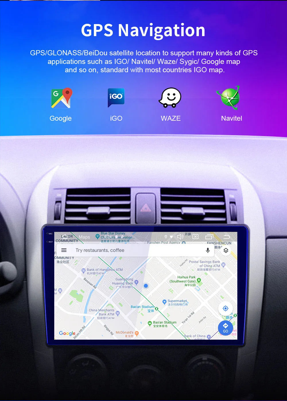 9" Touchscreen CarPlay Android Auto Stereo Chevy Silverado 2014-2018 - image 23