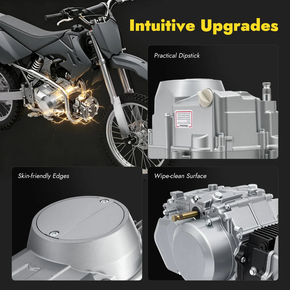 125cc 4-Stroke Engine for Honda CRF50 CRF70 XR50 Dirt Bikes