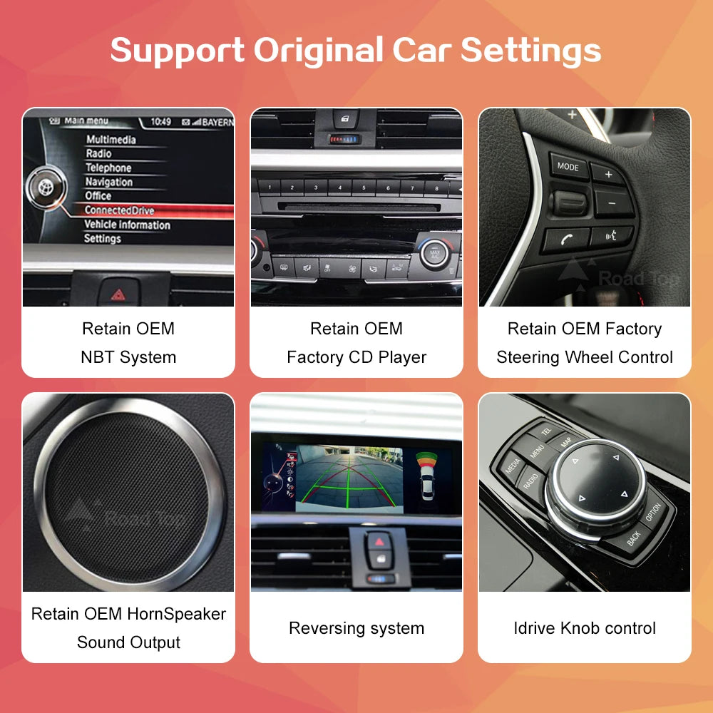 10.25-inch Wireless CarPlay Android Auto Screen for BMW 3/4 Series - image 5