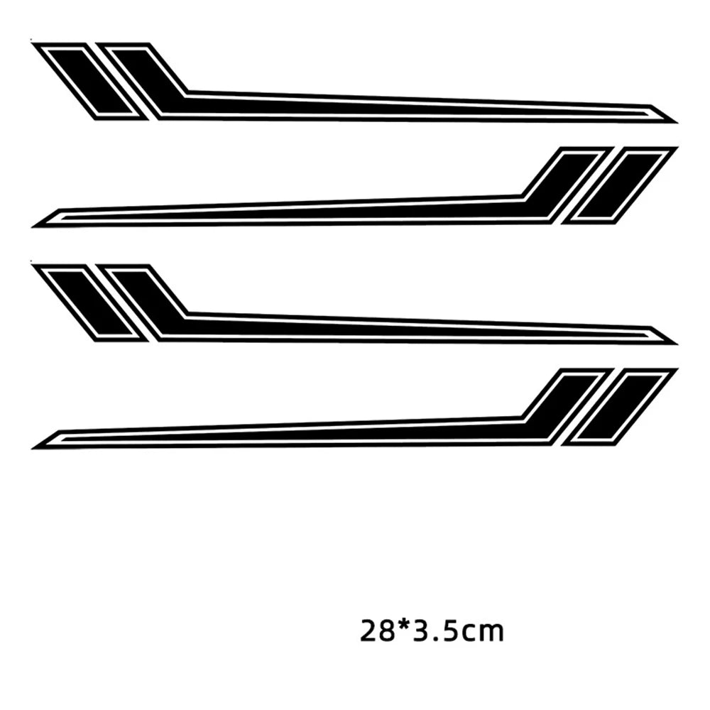 Universal Reflective Motorcycle Front Fender Decal, Waterproof - view 7