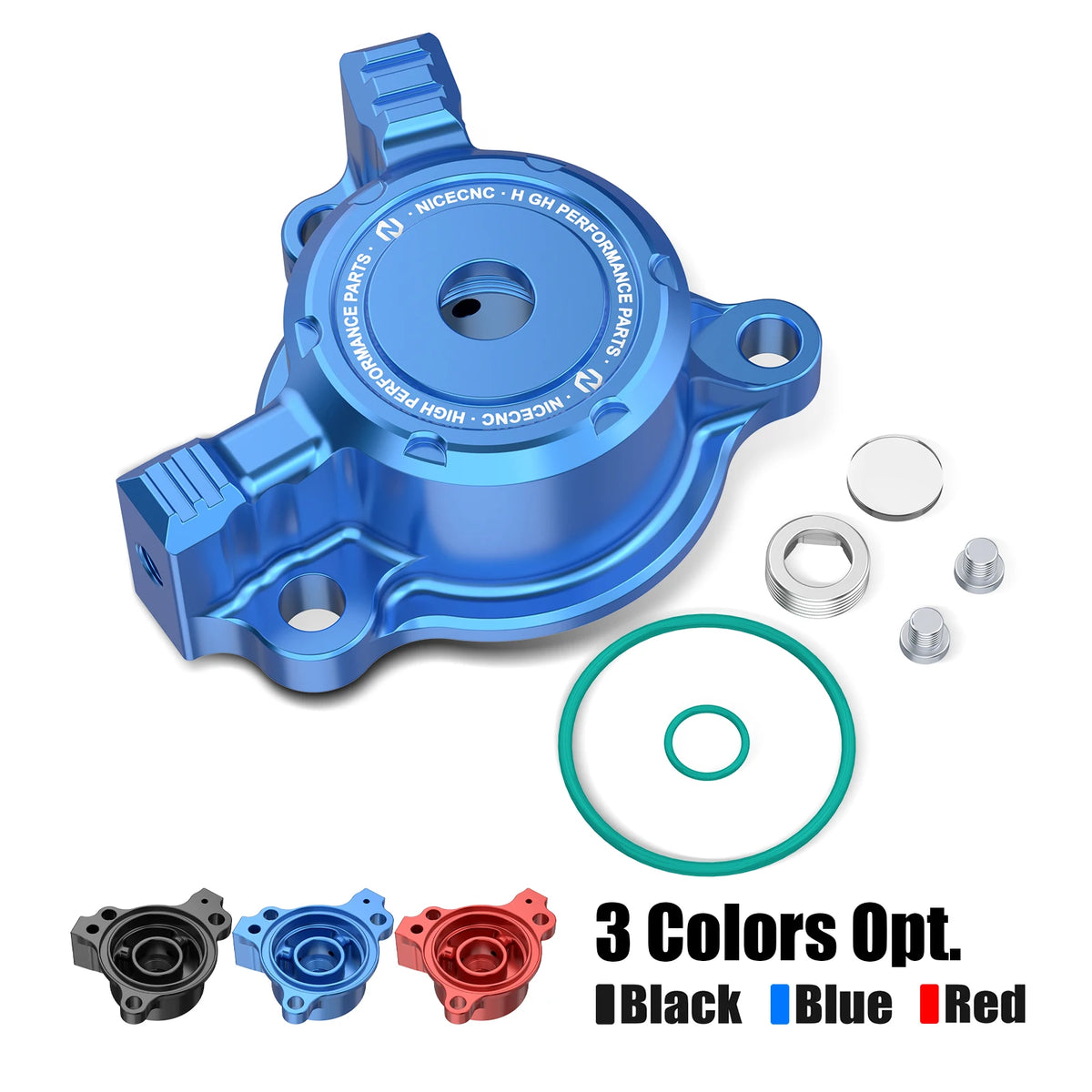 Transparent Aluminium Oil Filter Cover for Yamaha YFZ450R 2009-2024 - view 12