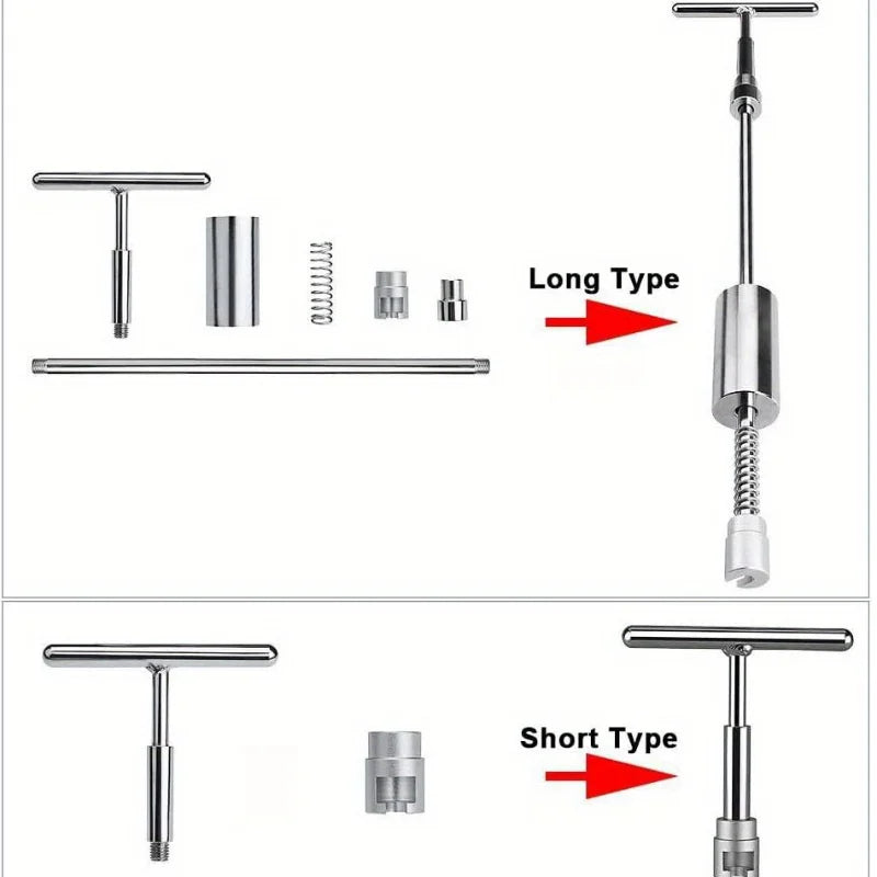 Paintless Dent Repair Kit – Car Dent Puller with T-Handle & Glue Tabs - image 2