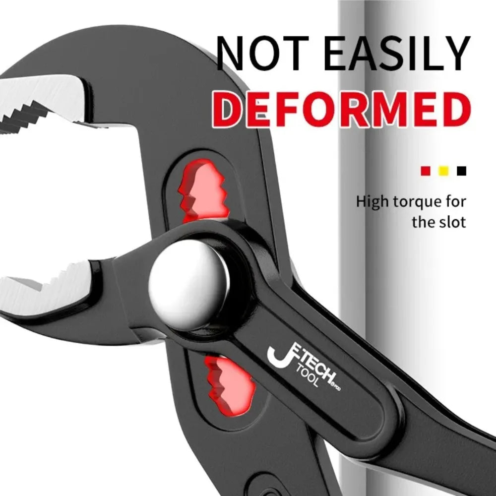 Quick-Release Water Pump Pliers Plumbing Pipe Wrench Household Hand Tools