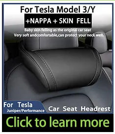Car Headrest Neck Pillow for Model 3 and Model Y