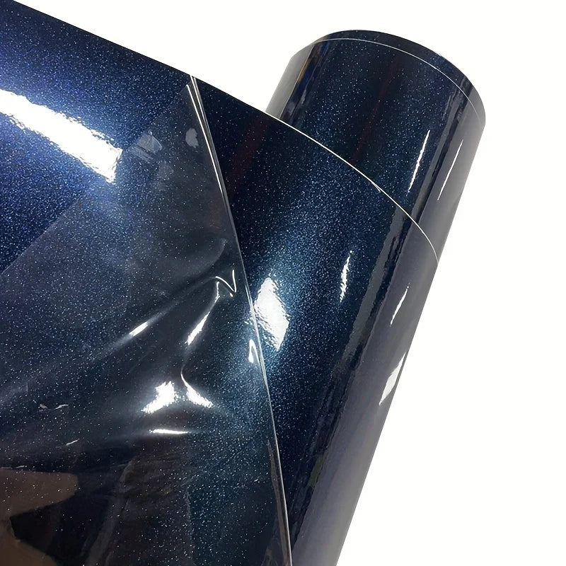 Sparkle Metallic Midnight Blue Vinyl Wrap Film for Car - Self-Adhesive - image 2