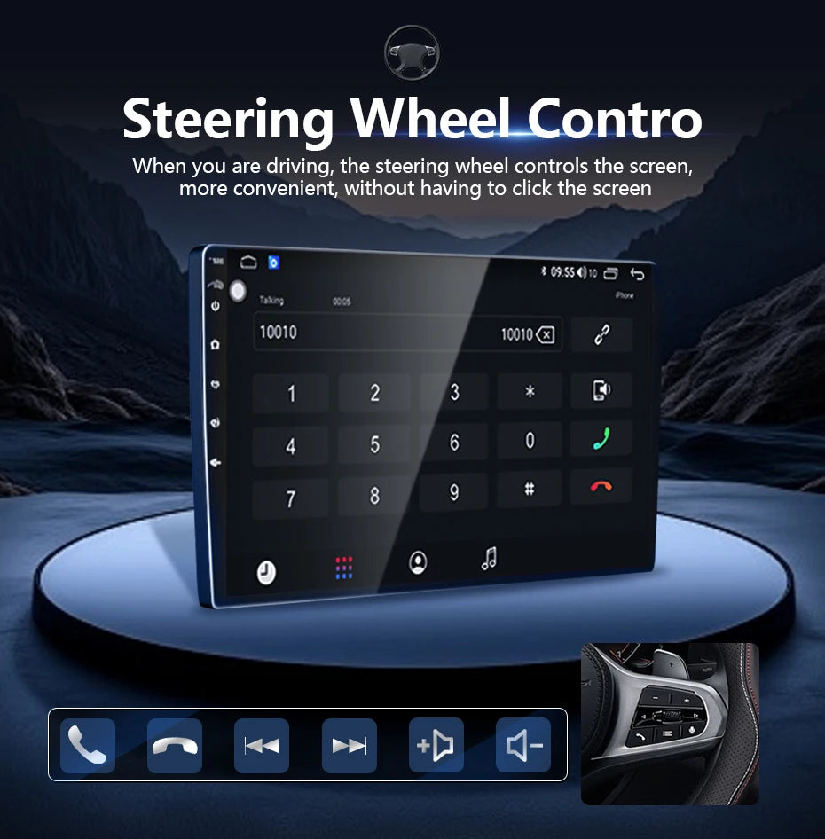9 Inch Android CarPlay Radio for Chevrolet Captiva 2008-2012 - image 16