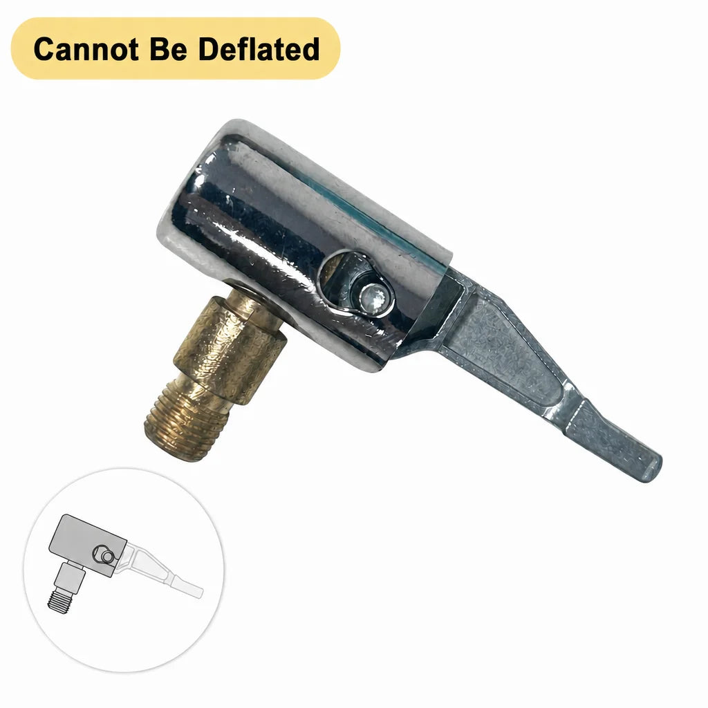 1 Pcs Portable Inflatable Pump for Car Tire Air Chuck Compressor Tire Inflator Tire Chuck with Barb Connector for Hose Repair