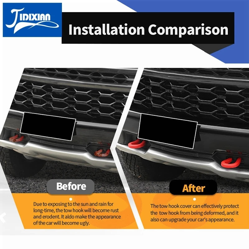 Tow Hook Covers for Chevy Silverado & GMC Sierra (2014-2026) - image 2
