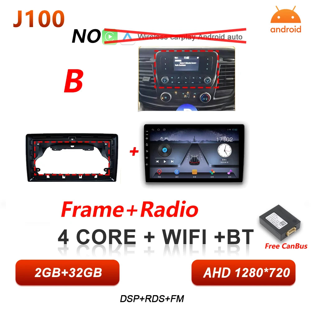 Android 16 Car Radio for Ford Transit Custom & V363 - Wireless CarPlay - image 16