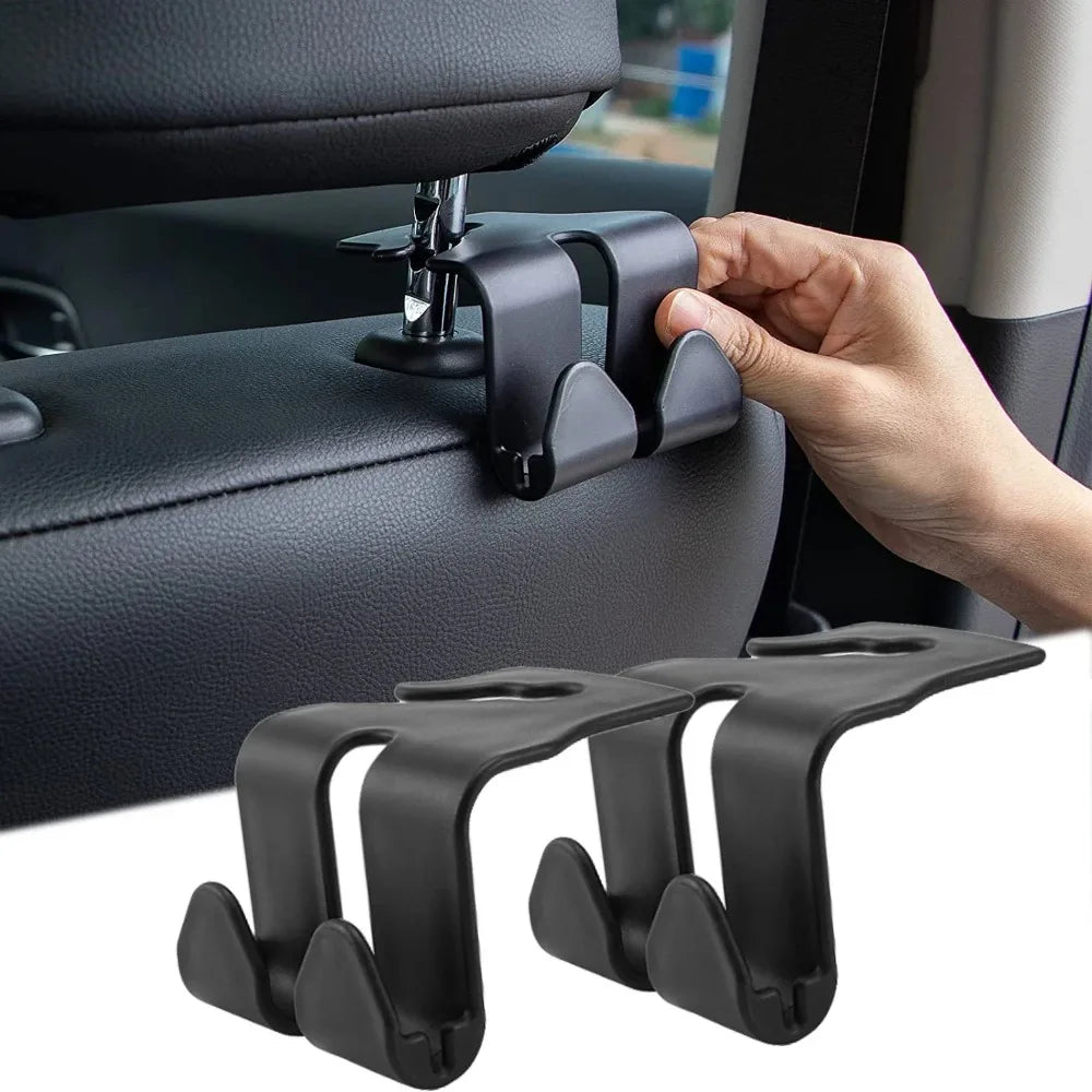Universal Car Seat Headrest Hook Organizer - 4 Pack - image 8